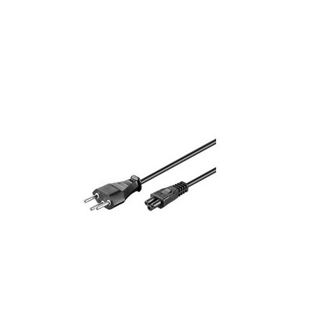 Microconnect PE160818 câble électrique Noir 1,8 m Prise d'alimentation type J Coupleur C5